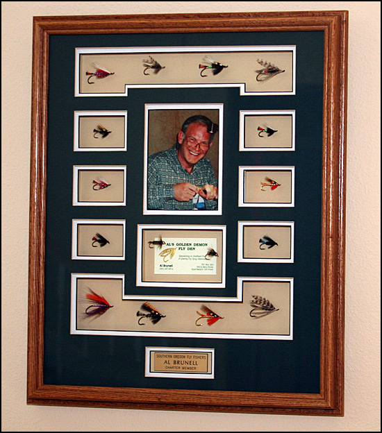 Al Brunell Framed Flies